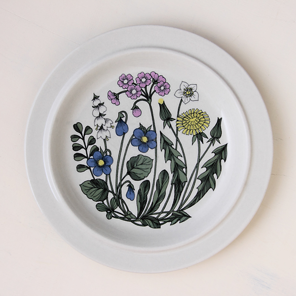 ヴィンテージ】Arabia/アラビア/Flora/フローラ/プレート（26cm