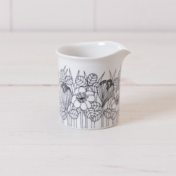 【ヴィンテージ】Arabia/アラビア/Krokus/クロッカス/モノトーン/クリーマー 