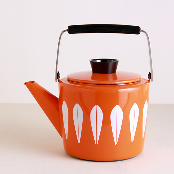 【ヴィンテージ】Cathrineholm/キャサリンホルム/Lotus/ロータス/ホーローケトル（オレンジ）