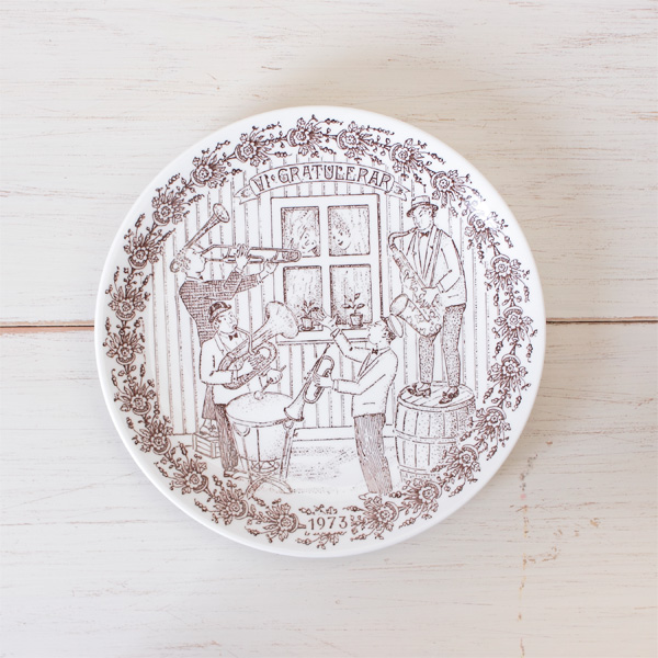 【ヴィンテージ】Gustavsberg/グスタフスベリ/イヤープレート(1973)