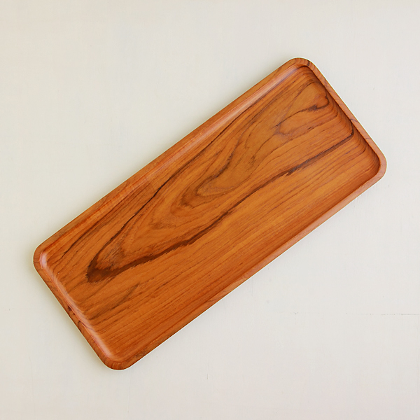 【ヴィンテージ】Karl Holmberg/カール・ホルンベリ/チークのトレイ（45cm）