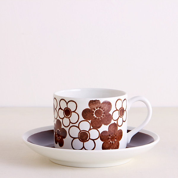 【ヴィンテージ】Rorstrand/ロールストランド/ANEMON/アネモン/コーヒーカップ＆ソーサー