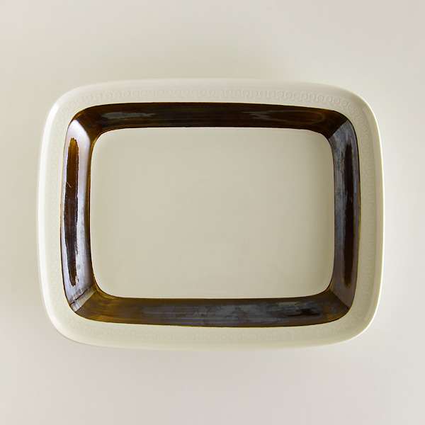 【ヴィンテージ】Rorstrand/ロールストランド/FORMA/フォルマ/スクエアプレート・深皿（28cm）