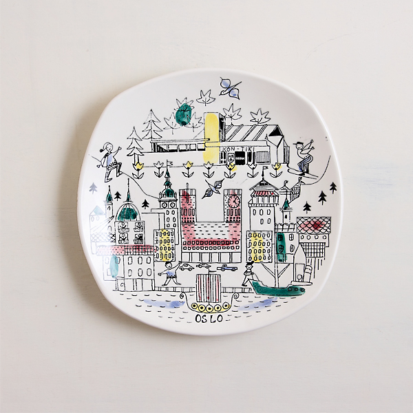 【ヴィンテージ】STAVANGERFLINT/スタヴァンゲルフリント/OSLO/オスロ/壁掛けプレート（20cm）