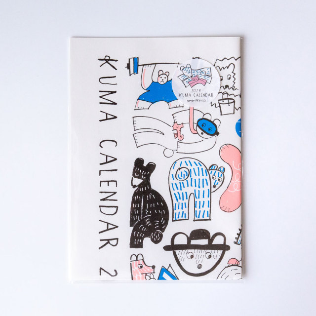 yamyam PRODUCTS｜2024 KUMA ポスターカレンダー [A2]
