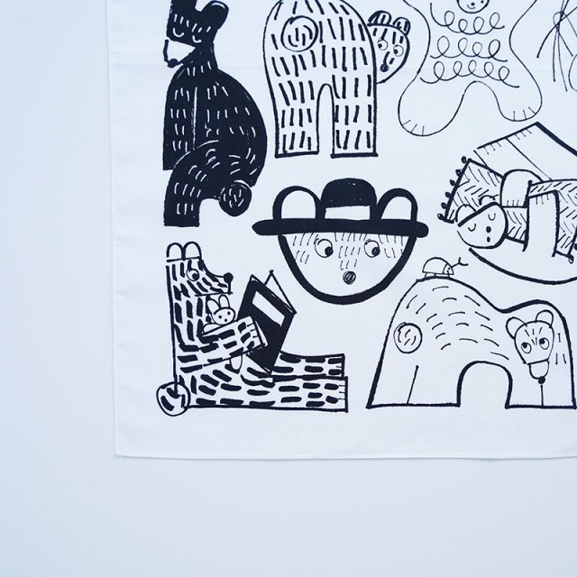 yamyam PRODUCTS|ハンカチ KUMA