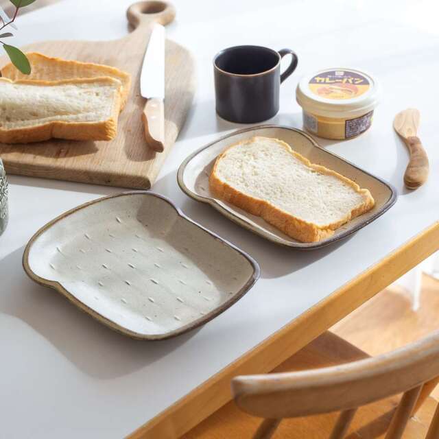 よしざわ窯｜食パン皿 大 COMFOTA 北欧雑貨店