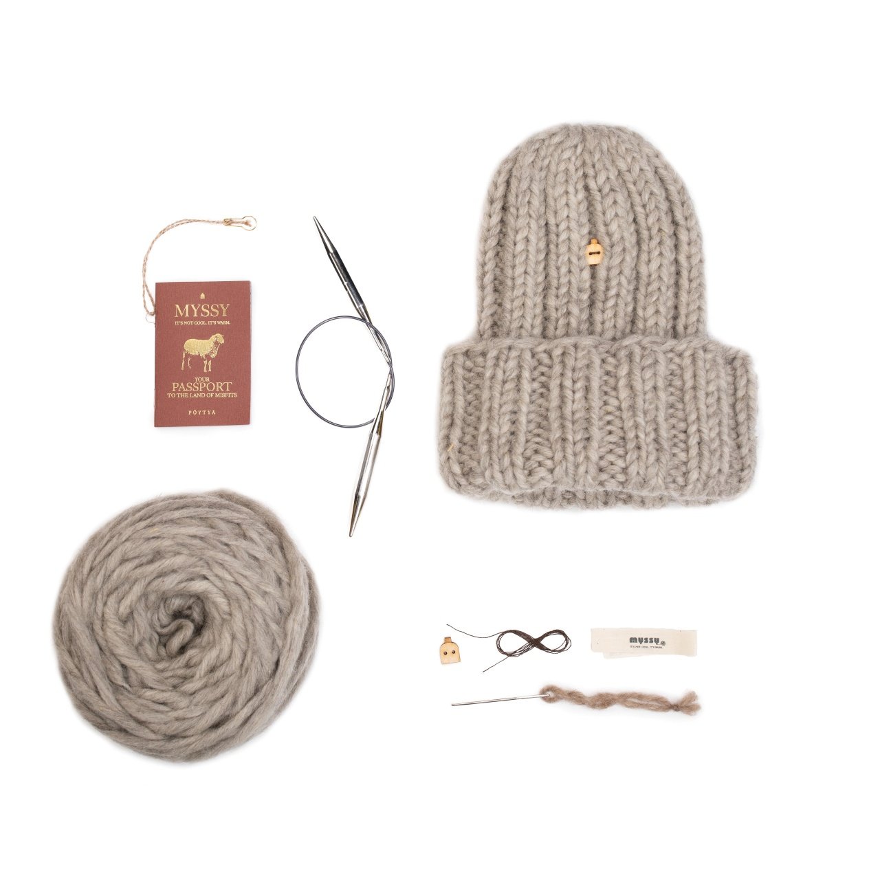Myssyfarmi/ミッシーファルミ/ニット帽手編みキット/マイ・ムッフィ