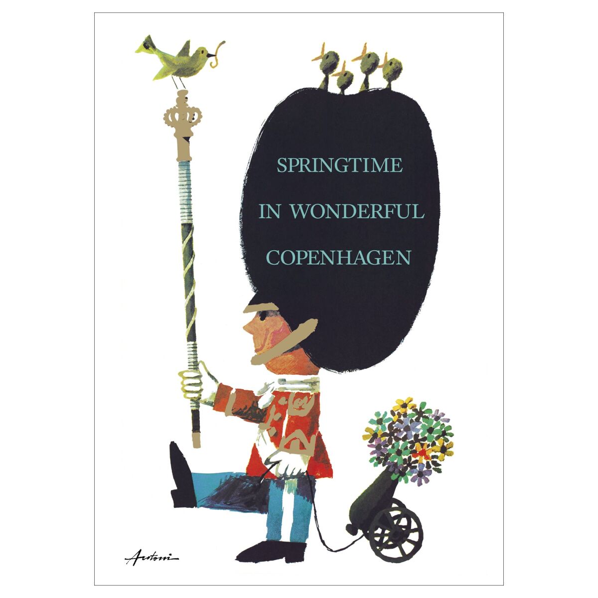 POSTER & FRAME ポスター＆フレーム｜Ib Antoni｜アートポスター Royal Guard with Flower Cannon