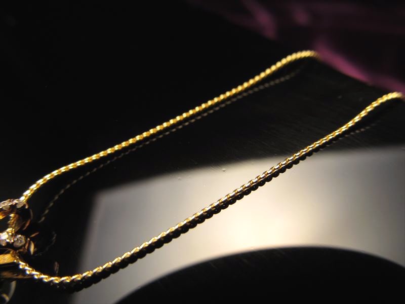 18金ゴールド仕様 CHN153 45cm スネークチェーン ペンダントトップの相方 チェーン長さ45cm 幅約0.8mm 金具最大幅約6mm 高品質Silver925