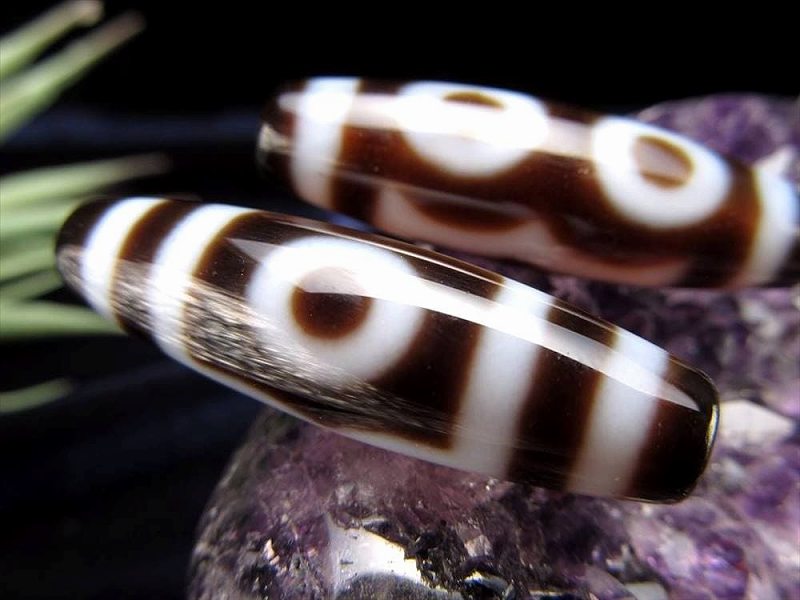 A至純天珠 三眼天珠 さんがんてんじゅ サイズ:約37ミリ 1個売り 極上 天然石 ビーズ パワーストーン te-p パワーストーン 天然石