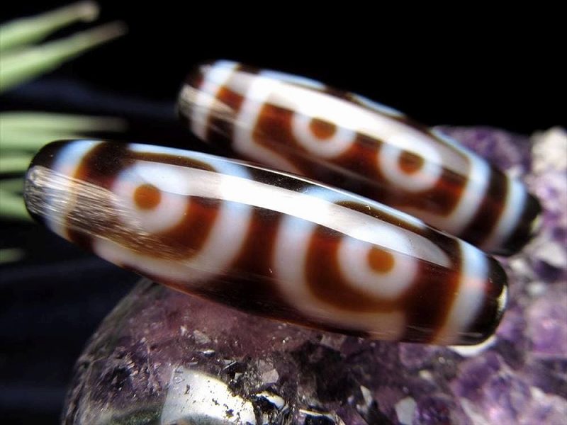 A至純天珠 七眼天珠(しちがんてんじゅ) サイズ:約37ミリ 1個売り 極上 天然石 ビーズ パワーストーン te-p