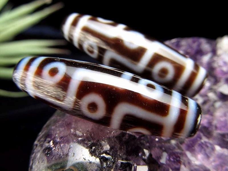 A至純天珠 九眼天珠 くがんてんじゅ サイズ:約36mm-40mm 1個売り 極上 天然石 ビーズ パワーストーン te-p パワーストーン 天然石