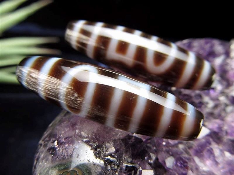 A至純天珠 雙天地天珠 そうてんちてんじゅ サイズ:約37ミリ 1個売り 極上 天然石 ビーズ パワーストーン te-p パワーストーン 天然石