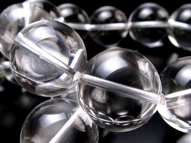 入手困難 驚異の巨珠 5A 天然水晶 天然クォーツ ブレスレット 約20mm×11珠前後 全てを浄化し活性化させる万能ストーン ブラジル ミナス・ジェライス州産