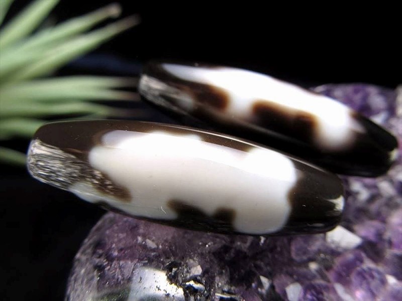 A至純天珠 大黒天天珠 だいこくてんてんじゅ サイズ:約36mm-40mm 1個売り 極上 天然石 ビーズ パワーストーン te-p パワーストーン 天然石