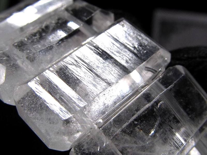 レムリアンシード クリスタル バングル ブレスレット 幅約21.5mm-22mm×19珠 透明感抜群 古代レムリアの叡智を宿す神秘の水晶 ギャランティーカード付き 水晶