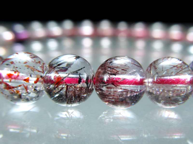 5A スーパーセブン ブレスレット 極上天然石 パワーストーン コムローズ Comrose ブラジル産 P22