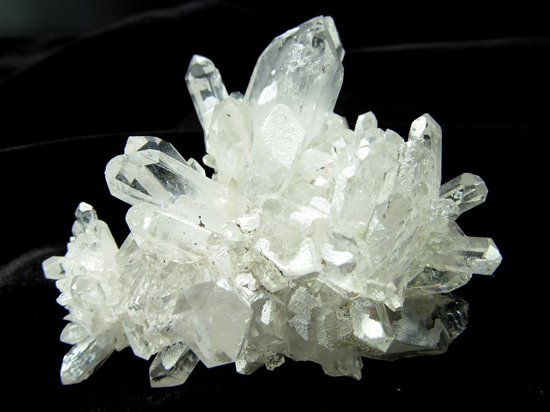 4A 激レア・パキスタンより直送 ファーデンクォーツ(天使の水晶)クラスター 最大幅約53mm 約48g 稀少点物 「再生と復活の象徴」 パキスタン ハーラン産