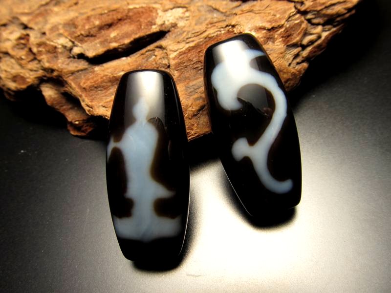 女性にぴったりサイズ A至純天珠 如意観音天珠 にょいかんのんてんじゅ サイズ:約24-30ミリ 1個売り 極上 天然石 ビーズ パワーストーン te-s パワーストーン