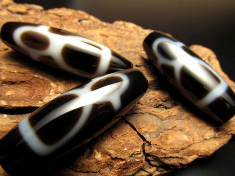 A至純天珠 財神天珠 ざいじんてんじゅ サイズ:約37ミリ 1個売り 極上 天然石 ビーズ パワーストーン te-p パワーストーン 天然石