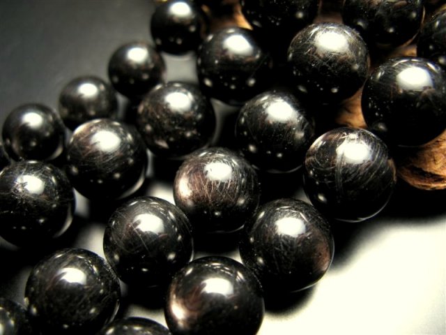 激安宣言 希少AA+ 約6mm珠 ハイパーシーン 紫蘇輝石 一連 約37-39cm 極上 天然石 ビーズ パワーストーン アメリカ産 geki rn-s パワーストーン 天然石