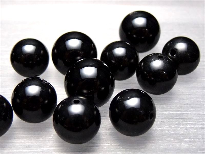 1粒売り 天然チベットモリオン 黒水晶 AAAA黒水晶 14.5mm-15mm 黒水晶 天然石 チベット産 tu-p