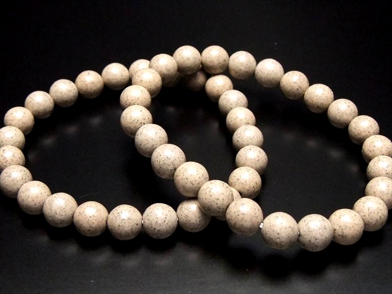 値下げ中 ナチュラルタイプ 北投石 ホクトライト ブレスレット 約8mm×24珠前後 極上天然石 温泉成分を含むラジウム鉱石 心身を癒す人気ストーン