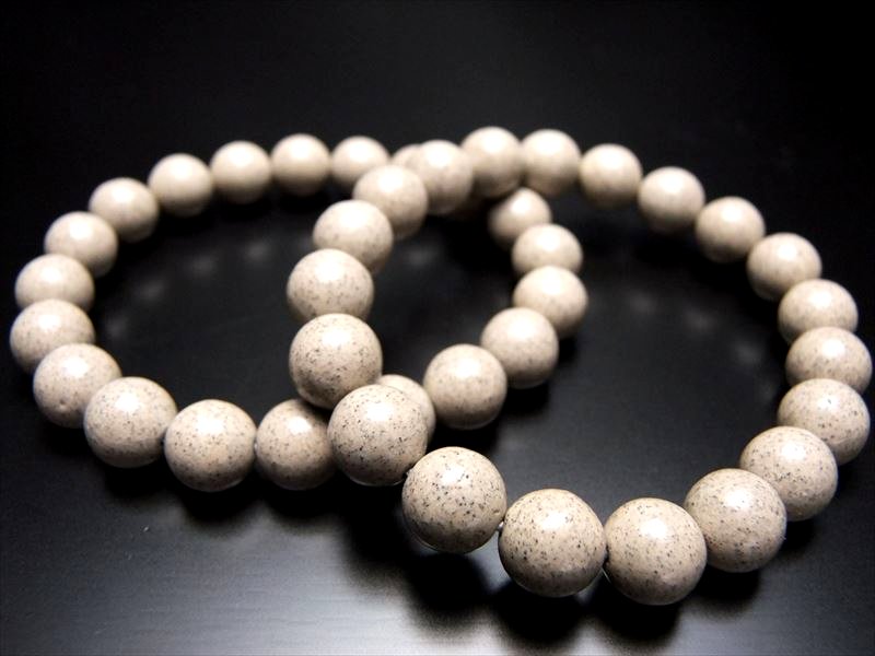 ナチュラルタイプ 北投石 ホクトライト ブレスレット 10mm×20珠前後 極上天然石 温泉成分を含むラジウム鉱石 心身を癒す人気ストーン レアストーン 台湾産