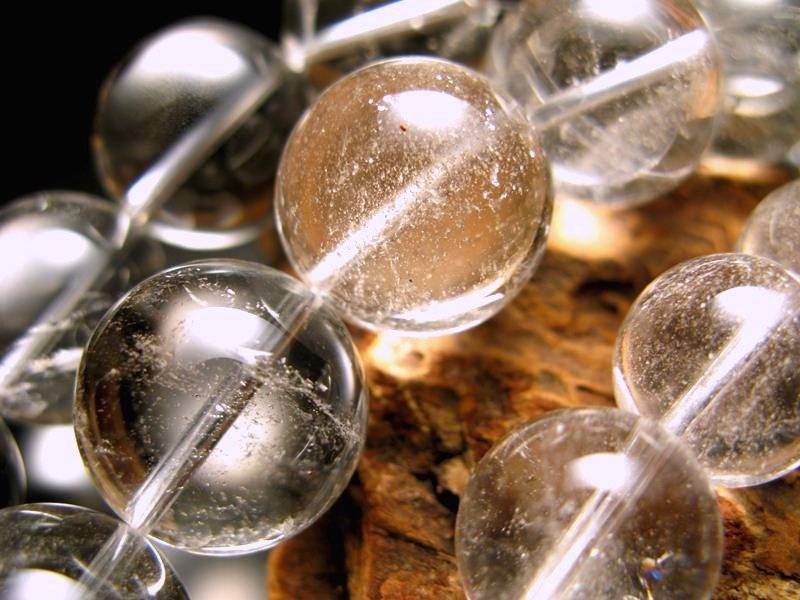 A+ 8mm珠 天然ヒマラヤ水晶 一連約38-40cm クリスタル 極上 天然石 ビーズ パワーストーン 産地保証書 ギャランティーカード付き ヒマラヤ産 rn-p