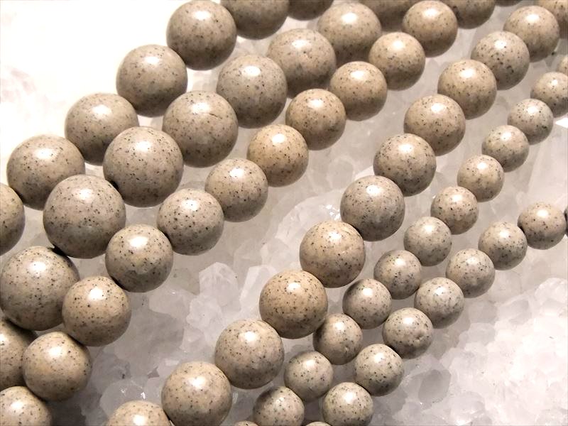 約10mm珠 北投石 ナチュラルタイプ 連 一連 約37-39cm ホクトライト 極上天然石 温泉成分を含むラジウム鉱石 心身を癒す人気ストーン 台湾産 rn-s