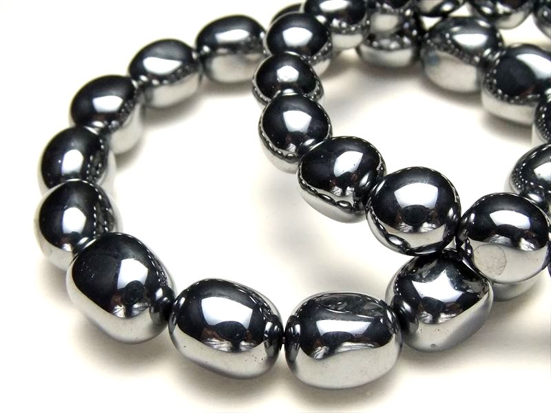 テラヘルツ鉱石 不定形ビーズ ブレスレット Sサイズ 約7mm-10mm×18珠前後 話題の 高純度 テラヘルツ 鉱石 2026年 検査機関にて検査済み 本物保証 返品保証