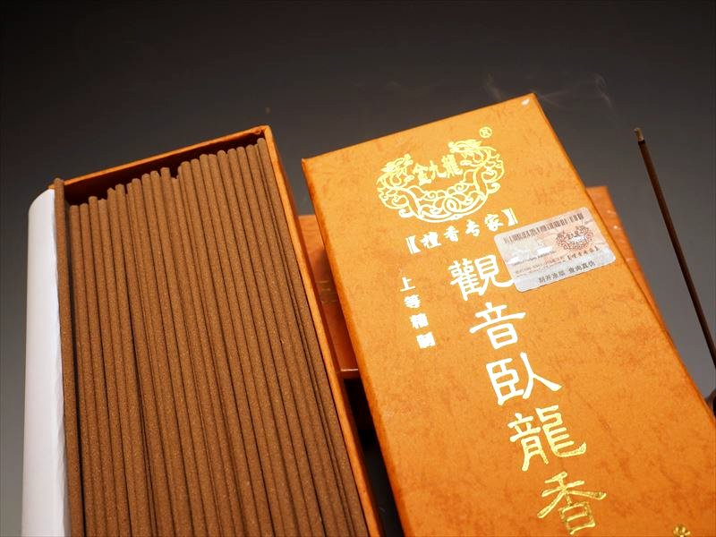 高級 檀香 除障香 觀音臥龍香 かんのんがりゅうこう たっぷり1箱280g入り ミルクのような優しい香り 精神の安定 邪気を払う inmy