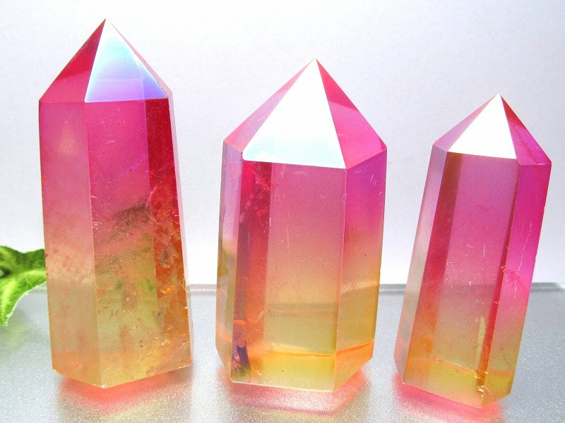 南国マンゴーオーラ 天然水晶ポイント 六角柱 30g-40g 極上超透明 手ごろな小さめサイズ 写真栄えするインテリアに ブラジル産 パワーストーン 天然石