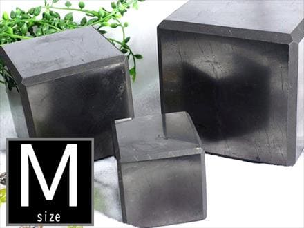 希少レア Mサイズ シュンガイト シュンガ石 キューブ 幅約64mm 地球上で唯一の天然フラーレンを含む希少鉱物 カレリア共和国産 パワーストーン 天然石