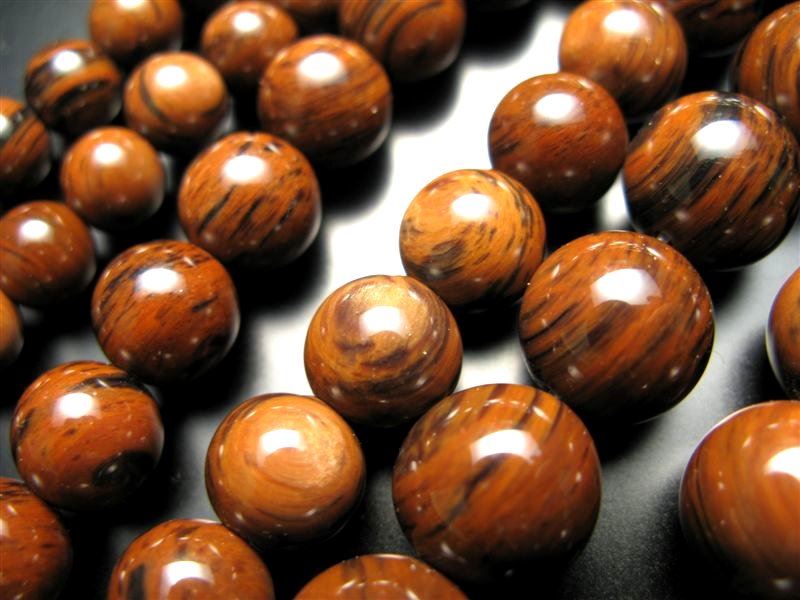 3A 6mm珠 ブラウン オブシディアン 一連約38-40cm 黒曜石 メキシコ産 パワーストーン 天然石