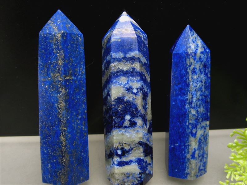 2A ラピスラズリ 六角柱 ポイント 重さ約60g-80g 1個売り 青金石 12月の誕生石 アフガニスタン産 パワーストーン 天然石