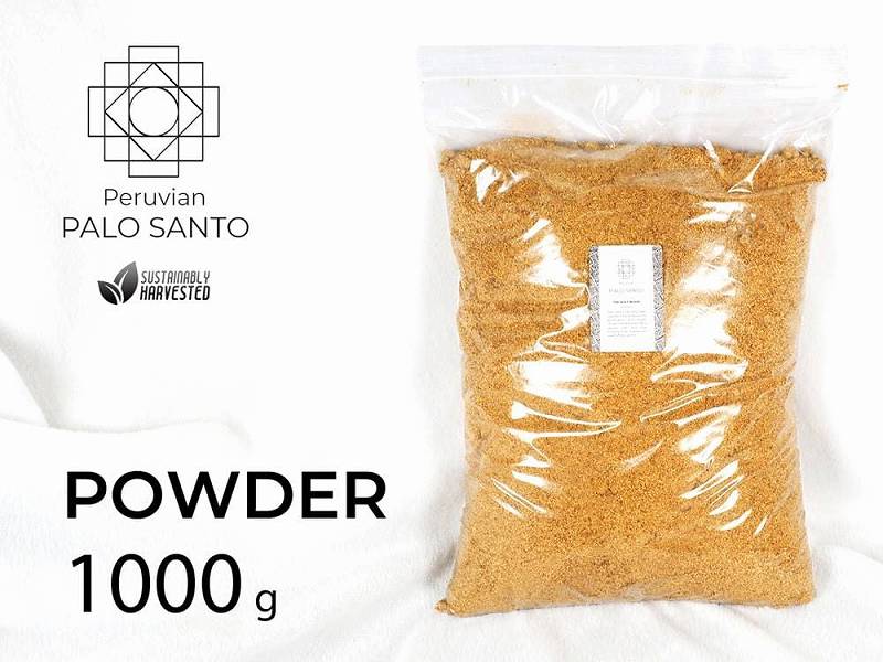 パウダータイプ ペルー産 パロサントパウダー 1袋 約1000g入り お得な大容量 チャック付き袋入りパロサント粉末香 ペルー産 パワーストーン 天然石