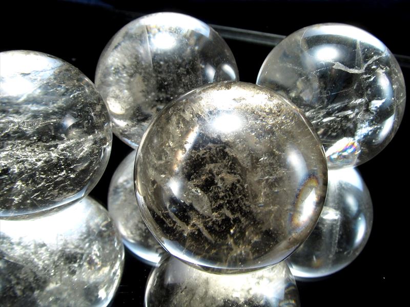 ほんのりスモーキー 3A スモーキークォーツ 丸玉 直径35mm-37mm 魔除け・厄除けのお守りに 茶水晶 ブラジル産 パワーストーン 天然石