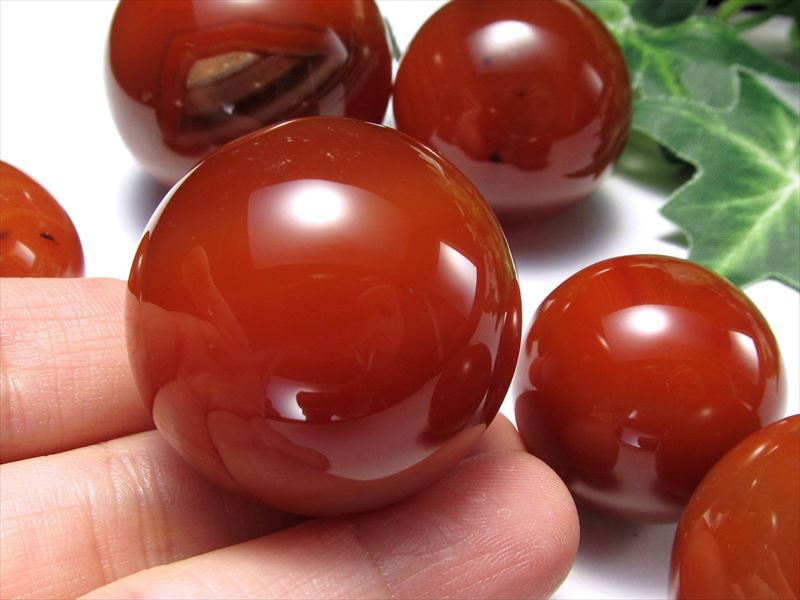 1個売り カーネリアン 赤瑪瑙 丸玉 φ40mm-42mm 可能性を発揮 未来を創造するお守り石 サードオニキス・カーネリアン ブラジル産 パワーストーン 天然石