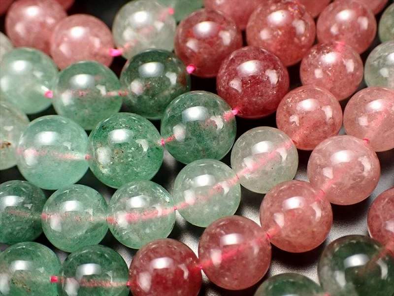 激安宣言 約12mm珠 MIXアベンチュリン 一連 約37-39cm 定番ヒーリングストーンMIX グラデーションカラー インド産 geki-sak パワーストーン 天然石