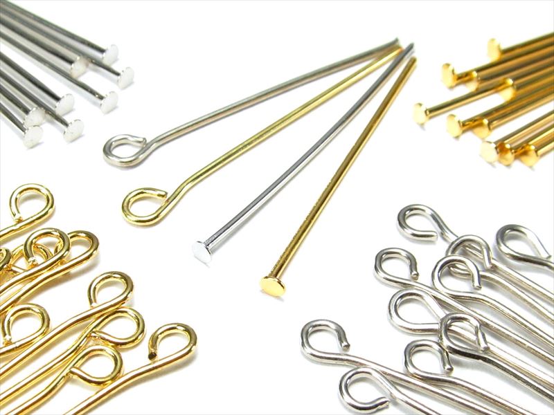 Tピン・9ピン 各種10gセット 1袋約100本セット 選べる2カラー 安いのにたっぷり使える アクセサリーパーツ ハンドメイド 資材