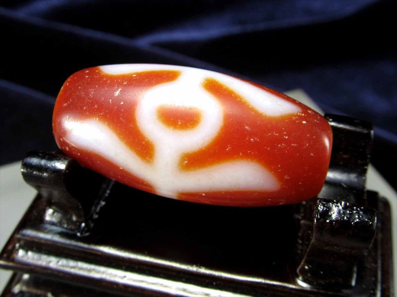 貴人天珠 きじんてんじゅ ミニサイズ 約31mm 1個売り 生命力を高める赤瑪瑙 チベット発祥の厄除け・開運お守り パワーストーン 天然石