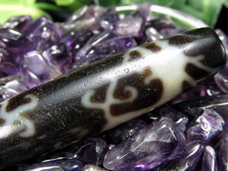 最高級 至純馬蹄痕天珠 巨大龍神三本爪天珠 りゅうじんさんぼんつめてんじゅ サイズ:約58mm 極上 天然石 ビーズ パワーストーン 極上一点物 パワーストーン