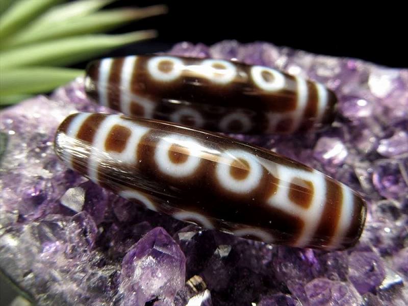 A至純天珠 十眼天珠 じゅうがんてんじゅ サイズ：約37ミリ 1個売り 極上 天然石 ビーズ パワーストーン te-p パワーストーン 天然石