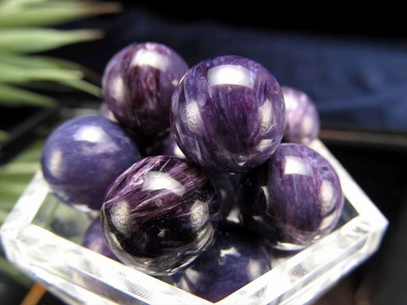 1粒売り 大珠 3A チャロアイト ビーズ石 13.5mm-14mm 油絵の様な美しい色彩 1点1点異なる芸術的模様 魅惑の宝石 世界三大ヒーリングストーン バラ珠販売