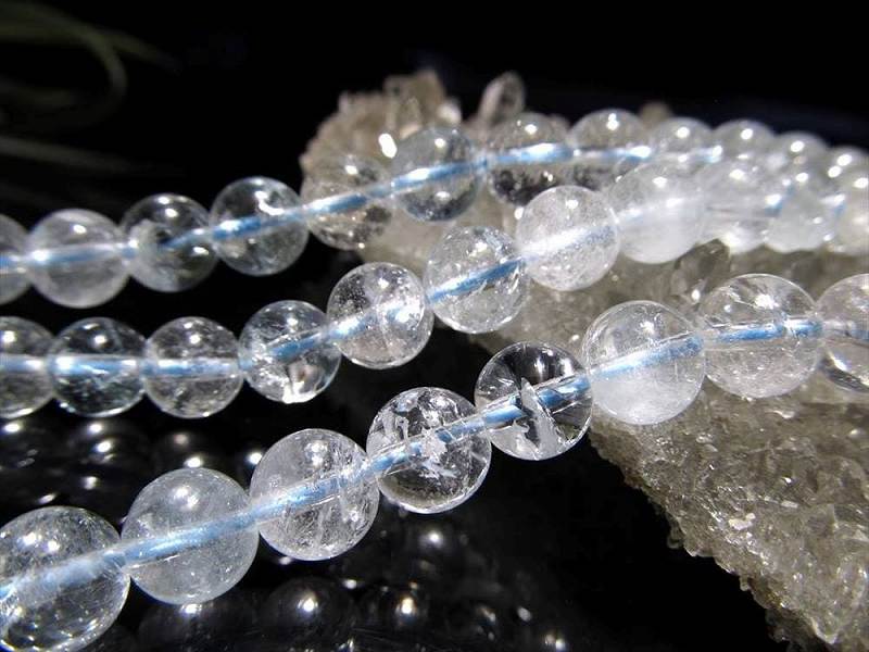 激安宣言 約7mm珠 ナチュラルカラー MIXトパーズ 一連 神の領域と繋がる石 ほんのり淡い色合い 約37-39cm ブラジル産 geki-sak パワーストーン 天然石