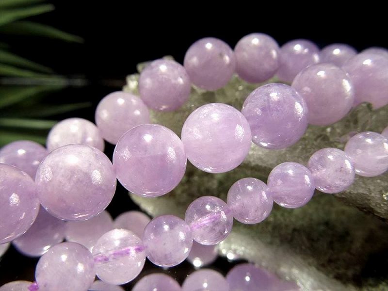 激安宣言 AA+ 約8mm珠 ラベンダーアメジスト 一連 約37-39cm 2月の誕生石 ブラジル産 geki-sak パワーストーン 天然石