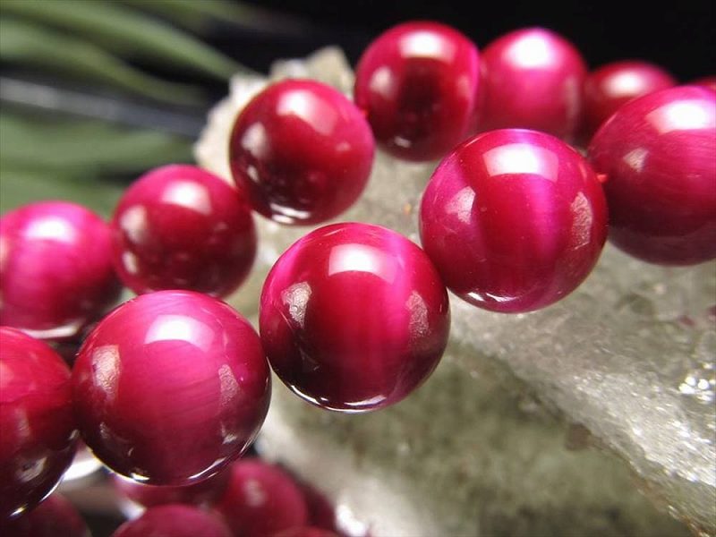 激安宣言 AAA 約12mm珠 ピンクカラー タイガーアイ 一連 約37-39cm 南アフリカ産 rn-s geki-sak パワーストーン 天然石