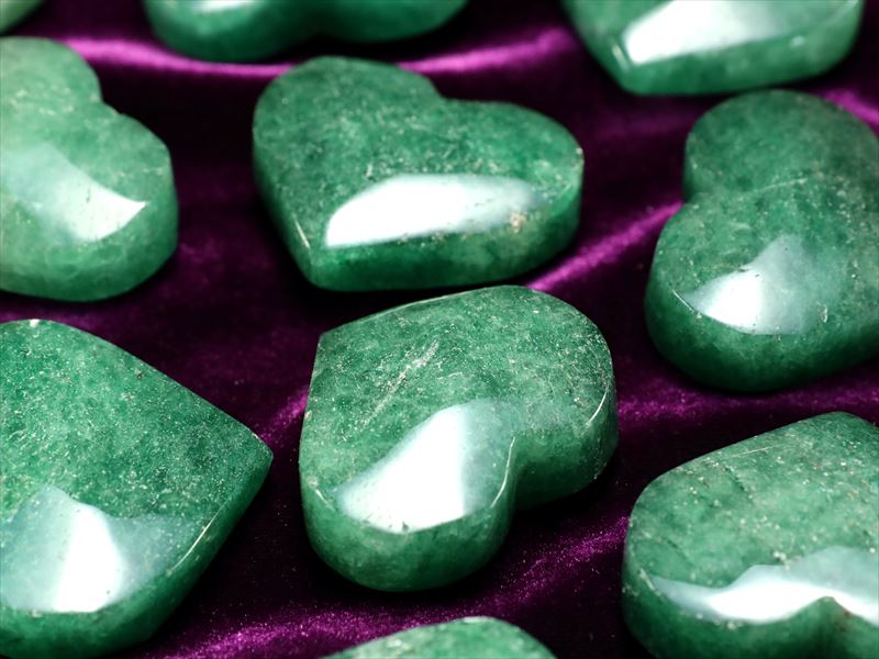 モスコバイト ハート型タンブル 重さ 約20g-30g ぷっくり 疲労回復・癒しの石 hos パワーストーン 天然石